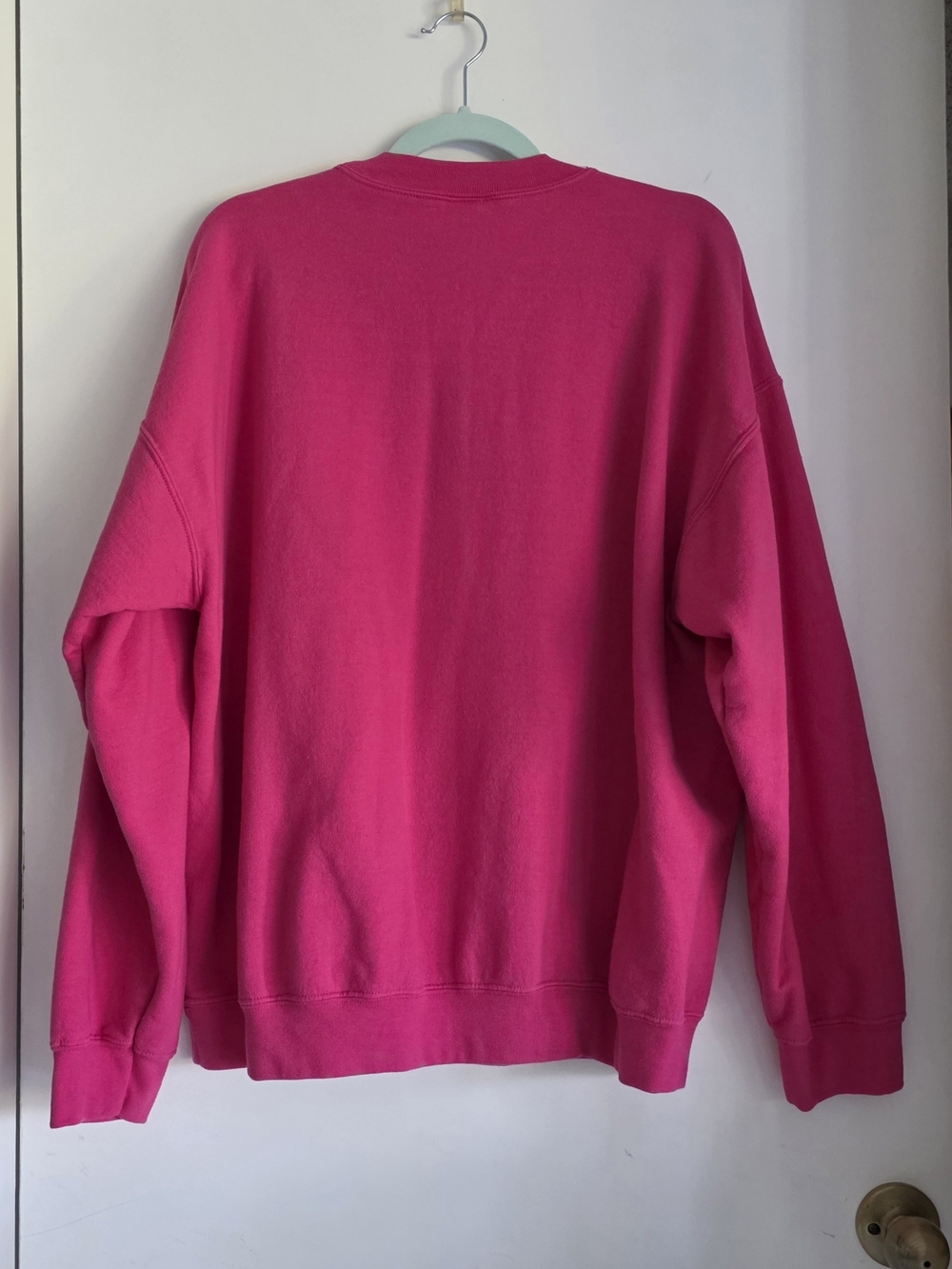 Gildan Heavy Blend Crewneck Sweatshirt - Bright Pink Xl - Picture 3 of 3